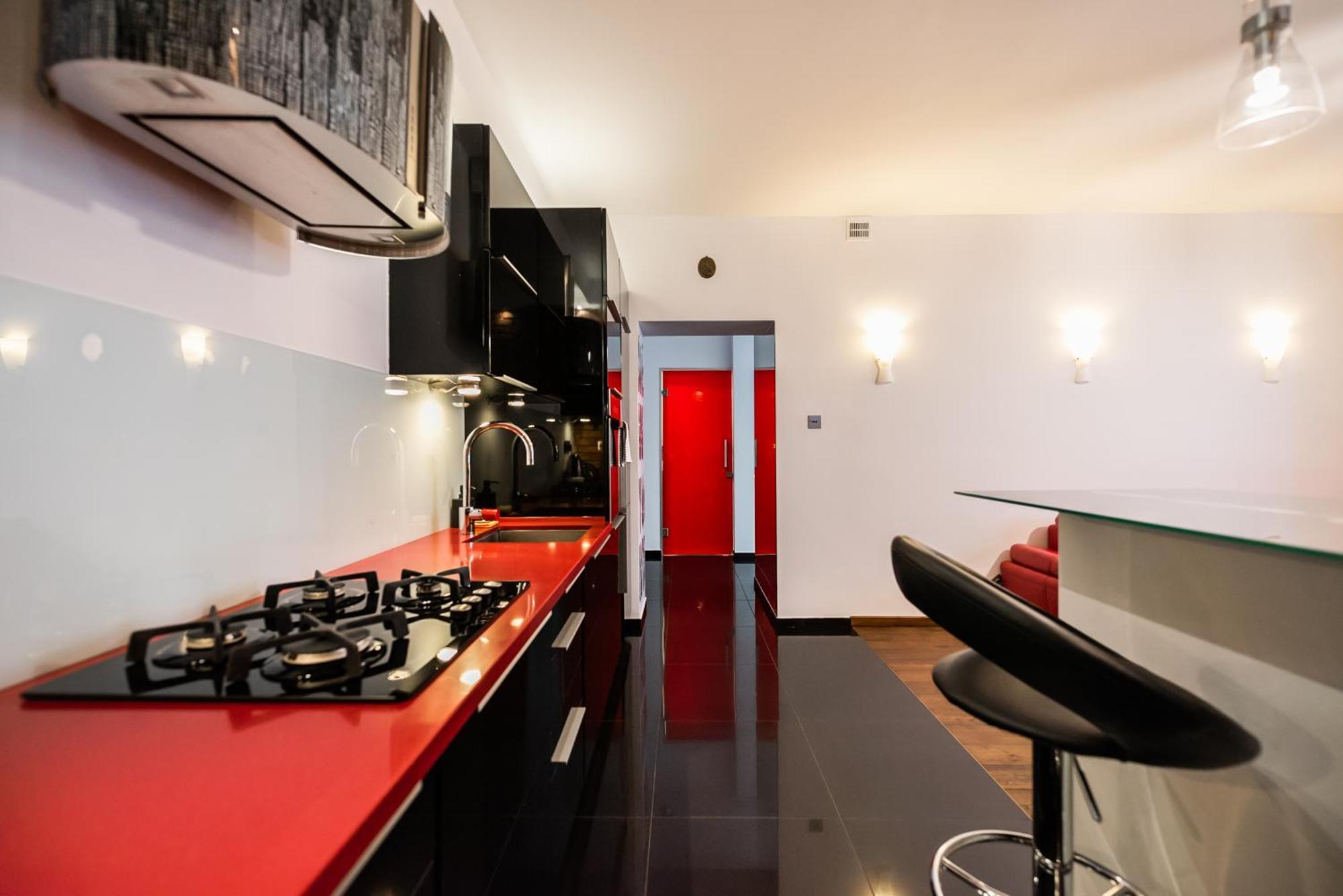 Nowolipki Red Apartment Warsawa Bagian luar foto